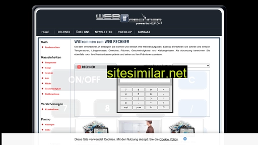 webrechner.ch alternative sites