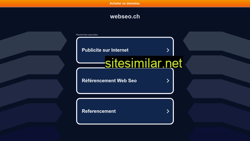Webseo similar sites