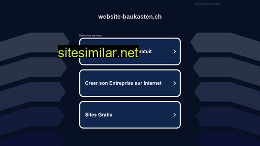website-baukasten.ch alternative sites