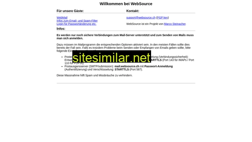 websource.ch alternative sites