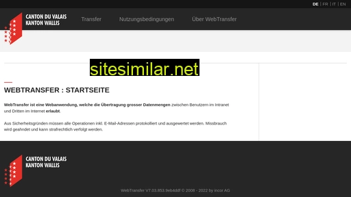webtransfer.vs.ch alternative sites