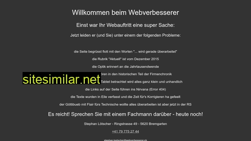 webverbesserer.ch alternative sites