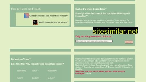 webyourtalent.ch alternative sites