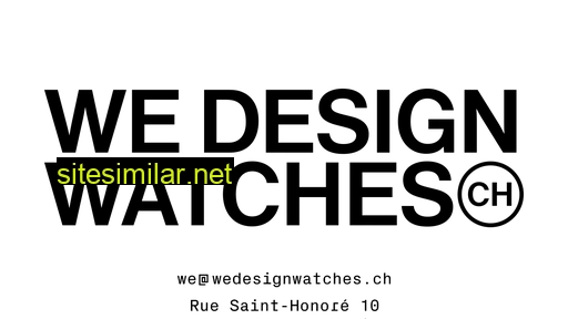 wedesignwatches.ch alternative sites