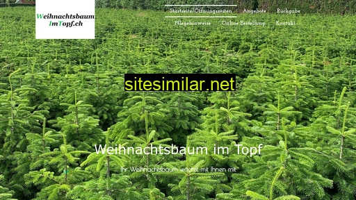 weihnachtsbaumimtopf.ch alternative sites