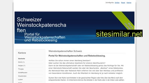 weinstock-patenschaften.ch alternative sites