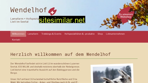 wendelhof.ch alternative sites
