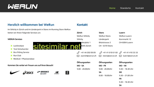 werun.ch alternative sites