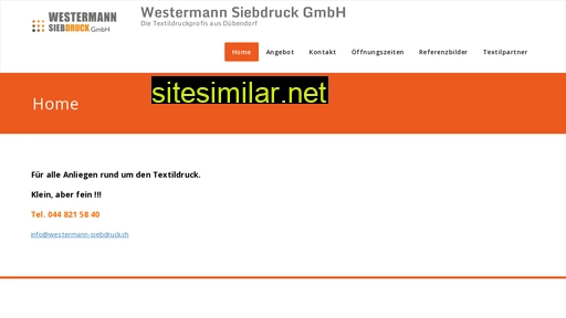 westermann-siebdruck.ch alternative sites