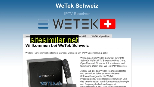 wetek.ch alternative sites