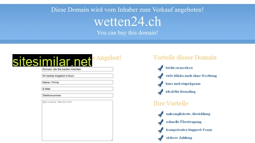 wetten24.ch alternative sites