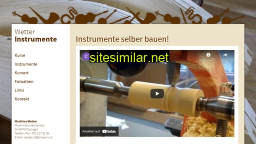 wetter-instrumente.ch alternative sites