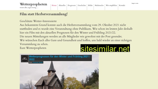 wetterpropheten.ch alternative sites