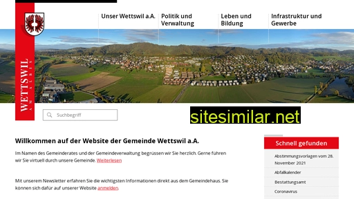 wettswil.ch alternative sites