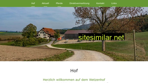 wetzenhof.ch alternative sites