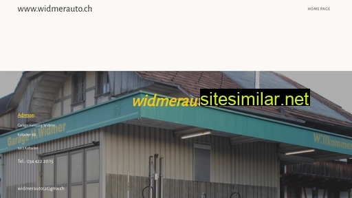 widmerauto.ch alternative sites