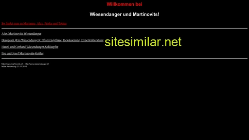 wiesendanger.ch alternative sites