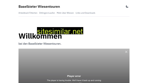 wiesentour.ch alternative sites
