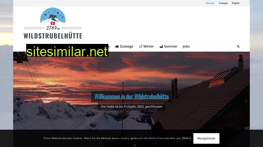 wildstrubelhuette.ch alternative sites