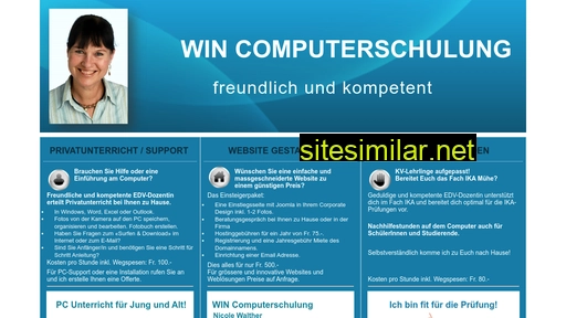 wincomputerschulung.ch alternative sites