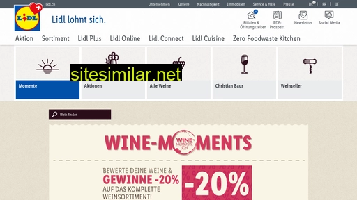 wine-moments.lidl.ch alternative sites
