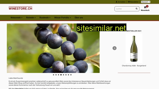 winestore.ch alternative sites