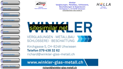 winkler-glas-metall.ch alternative sites