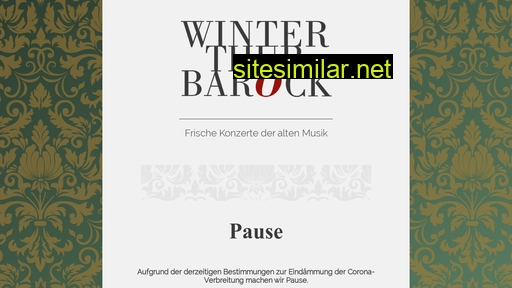 winterthurbarock.ch alternative sites