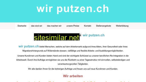 wirputzen.ch alternative sites