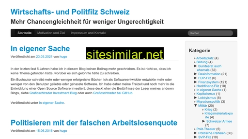wirtschaftsfilz.ch alternative sites
