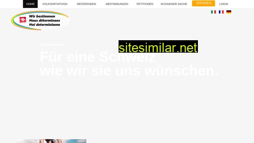 wirbestimmen.ch alternative sites