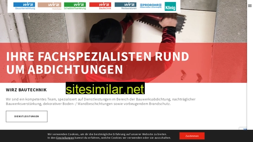 wirz-bautechnik.ch alternative sites