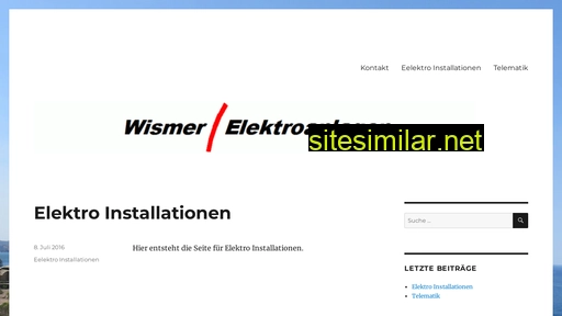 wismer-elektro.ch alternative sites