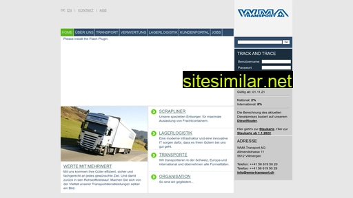 wma-transport.ch alternative sites
