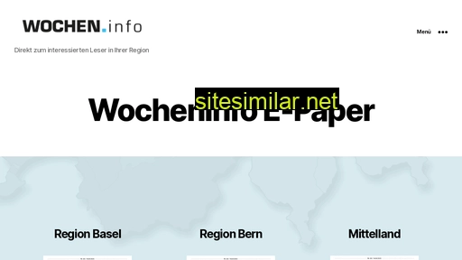 wocheninfo.ch alternative sites