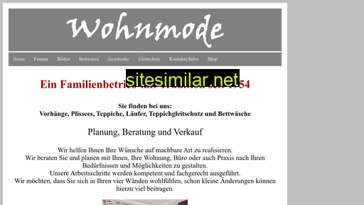 wohnmode.ch alternative sites