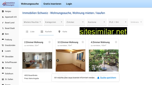 wohnungen-immobilien.ch alternative sites