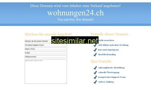 wohnungen24.ch alternative sites
