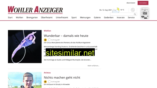 wohleranzeiger.ch alternative sites