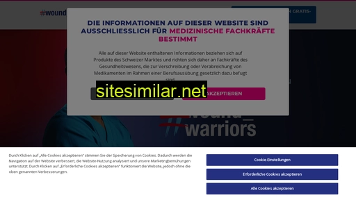 woundwarriors.ch alternative sites