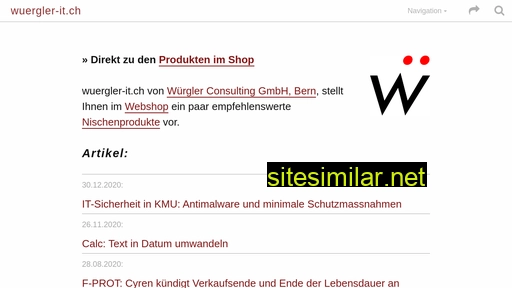 wuergler-it.ch alternative sites