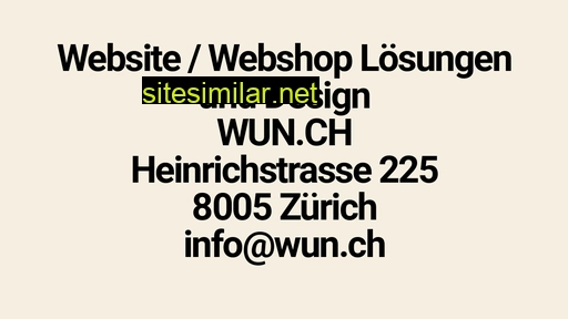 wun.ch alternative sites