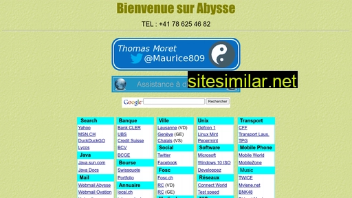 wwwabysse.ch alternative sites