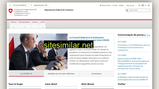 www.edi.admin.ch alternative sites