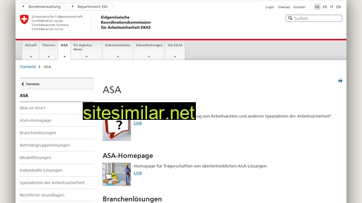 www.ekas.admin.ch alternative sites