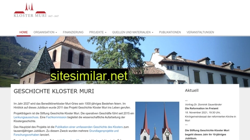 www.geschichte.kloster-muri.ch alternative sites