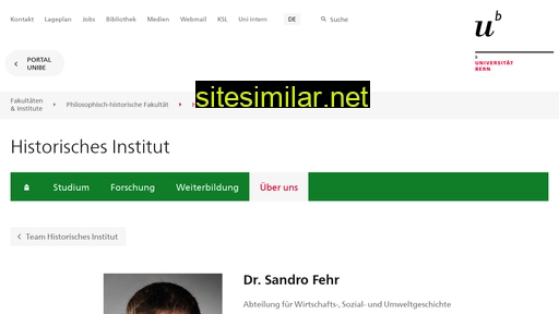 www.hist.unibe.ch alternative sites
