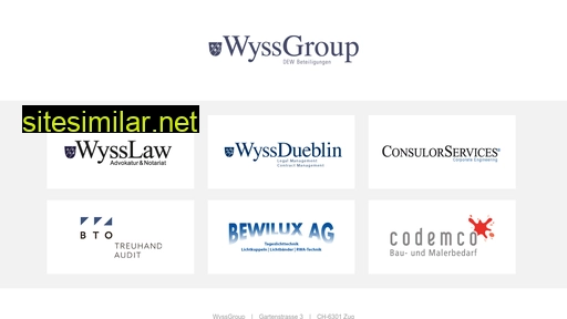 wyss-group.ch alternative sites