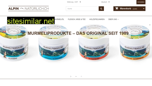 alpin-natürlich.ch alternative sites