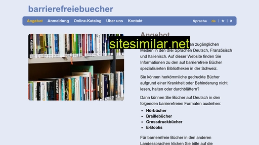 barrierefreiebücher.ch alternative sites